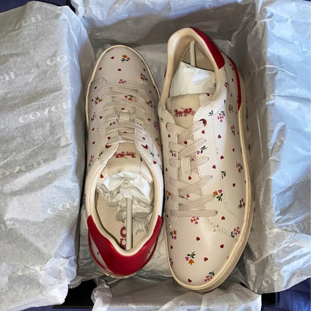 Coach low top designer sneakers